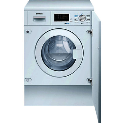 Siemens iQ500 WK14D540GB Integrated Washer Dryer, 7kg Wash/4kg Dry Load, B Energy Rating, 1400rpm Spin Siemens iQ500 WK14D540GB Integrated Washer Dryer, 7kg Wash/4kg Dry Load, B Energy Rating, 1400rpm Spin